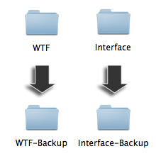 Rename your existing folders