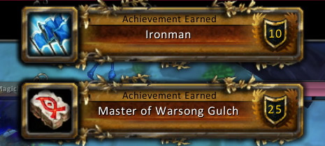 Ironman - Warsong Gulch Achievement