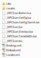 NPCScan Folder