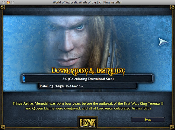 World of Warcraft install